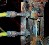 The GO switch installation has been in successful operation for 10 years in the scrubber area